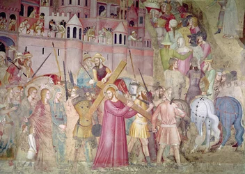 Cesta na Kalvárii, od španělské kaple, c.1365